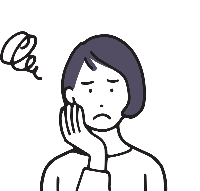 困っている人