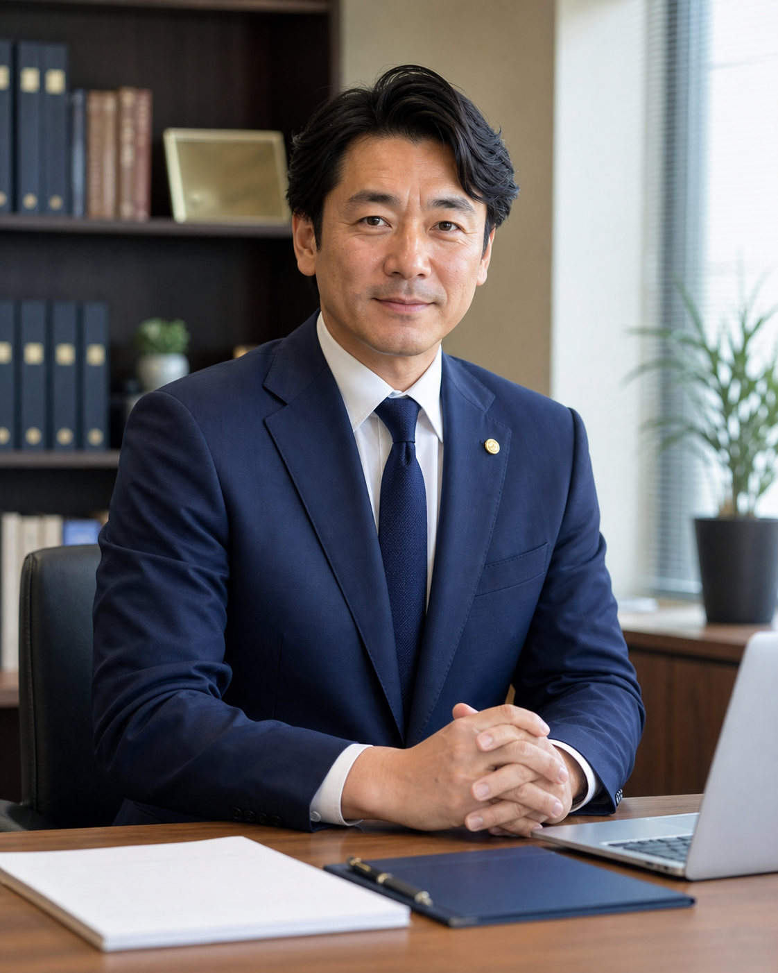 行政書士事務所の所長ポートレート